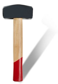 28lb Wooden Handle Sledge Hammer - Heavy Metal Trade Tools